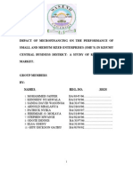 Sample Business Proposal - Impact of Microfinance in Kenya