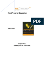 Wordpress For Education: Chapter No. 2 "Setting Up Our Class Site"
