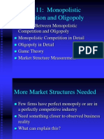 Chapter 11 Monopolistic Competition Oligopoly