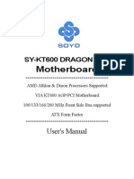 SY-KT600 Dragon Plus Manual