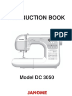 Janome DC 3050 Manualk