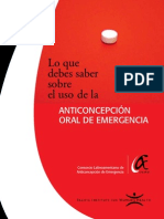 Anticoncepción Oral de Emergencia