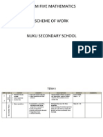 Form Five Mathematics