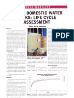 Urban Domestic Water Tanks - Life Cycle Assessment