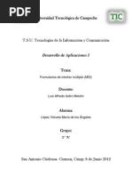 Metelin - Formularios de Interfaz Múltiple (MDI) Angeles