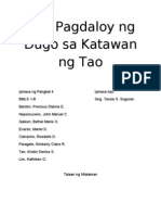 Ang Pagdaloy NG Dugo Sa Katawan NG Tao