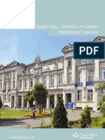 International Overview Queen Mary, University of London: WWW - Qmul.ac - Uk