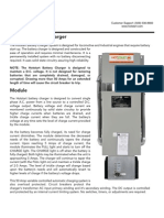 Battery Charger Spec Sheet