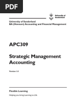 Module Study Pack (Stretigic Management Accounting)