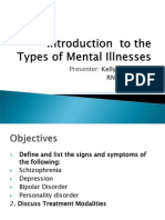 Introduction To The Types of Mental Illnesses