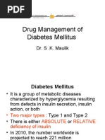 Drug Management of Diabetes Mellitus