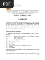 Convocatoria Pescasub