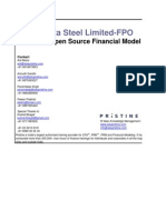 Tata Steel Complete Financial Model