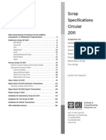 Scrap Specifications Circular 2011: Guidelines For