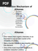 Reaction - Mechanism of Alkanes