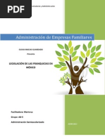 Requisitos Legales para Las Franquicias en Mexico