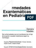 Enfermedades Exantematicas en Pediatría