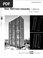 Concrete Shear Wall Frame Interactions