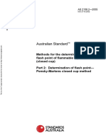 As 2106.2-2005 Methods For The Determination of The Flash Point of Flammable Liquids (Closed Cup) Determinati