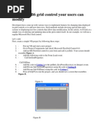 Create A VB6 Grid Control Your Users Can Modify