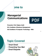 Managerial Communication Session 28 - Email Writing