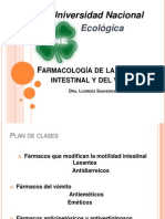 Fármacologia de La Motilidad Intestinal y Del Vomito