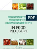 Ion-Exchange and Adsorbent Resins For Food Industry