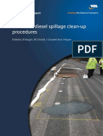 REPORT - TRL - Report - PPR509 Review of Diesel Spillage Clean-Up Procedures