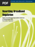 Rewriting Broadband Regulation