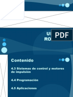 Unidad 4. Robotica. Sistemas de Control y Motores de Impulsión