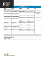 Bell 2nd Week Schedule