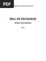 Bills of Exchange