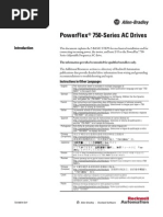 PowerFlex 750-Series AC Drive Installation Guide