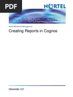 Avaya Create Reports in Cognos