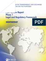 Peer Review Report Phase 1 Legal and Regulatory Framework: Montserrat