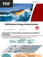 Huawei GSM Network Energy Saving Solution (For Technical)