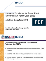 Monali Zeya Hazra - Centre of Excellence For Power Plant Efficiency An Indian Case Study