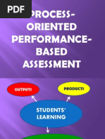 Process-Oriented Performance-Based Assessment Part 1