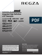 42lx177 - e - Final (Toshiba Regza TV Manual)