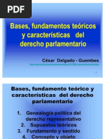 CDG - Fundamento, Concepto y Características Del Derecho Parlamentario