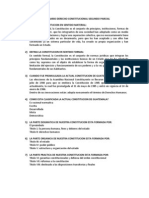 Cuestionario Derecho Constitucional Segundo Parcial