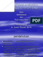 Anestesi Pada Pasien Dengan Hipertensi