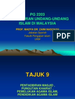 09 Pentadbiran Masjid, Pungutan Khairat, Pemelukan Agama Islam Dan Pendidikan Islam