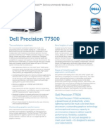 Dell Precision T7500 Spec Sheet English