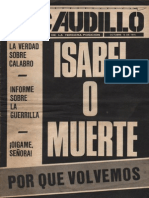 Revista El Caudillo. Buenos Aires, #68, Octubre, 1975, Año III