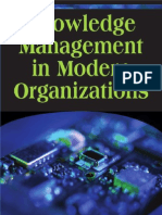 Knowledge Management in Modern Organizations