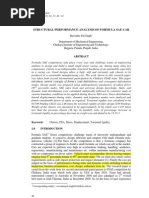 Structural Performance Analysis of Formula Sae Car: Jurnal Mekanikal December 2010, No. 31, 46 - 61