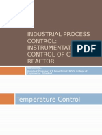 Instrumentation and Control of Chemical Reactor