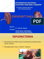 Dipositiva de Esplenectomia