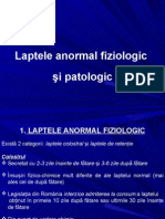 Laptele Anormal Fiziologic Şi Patologic